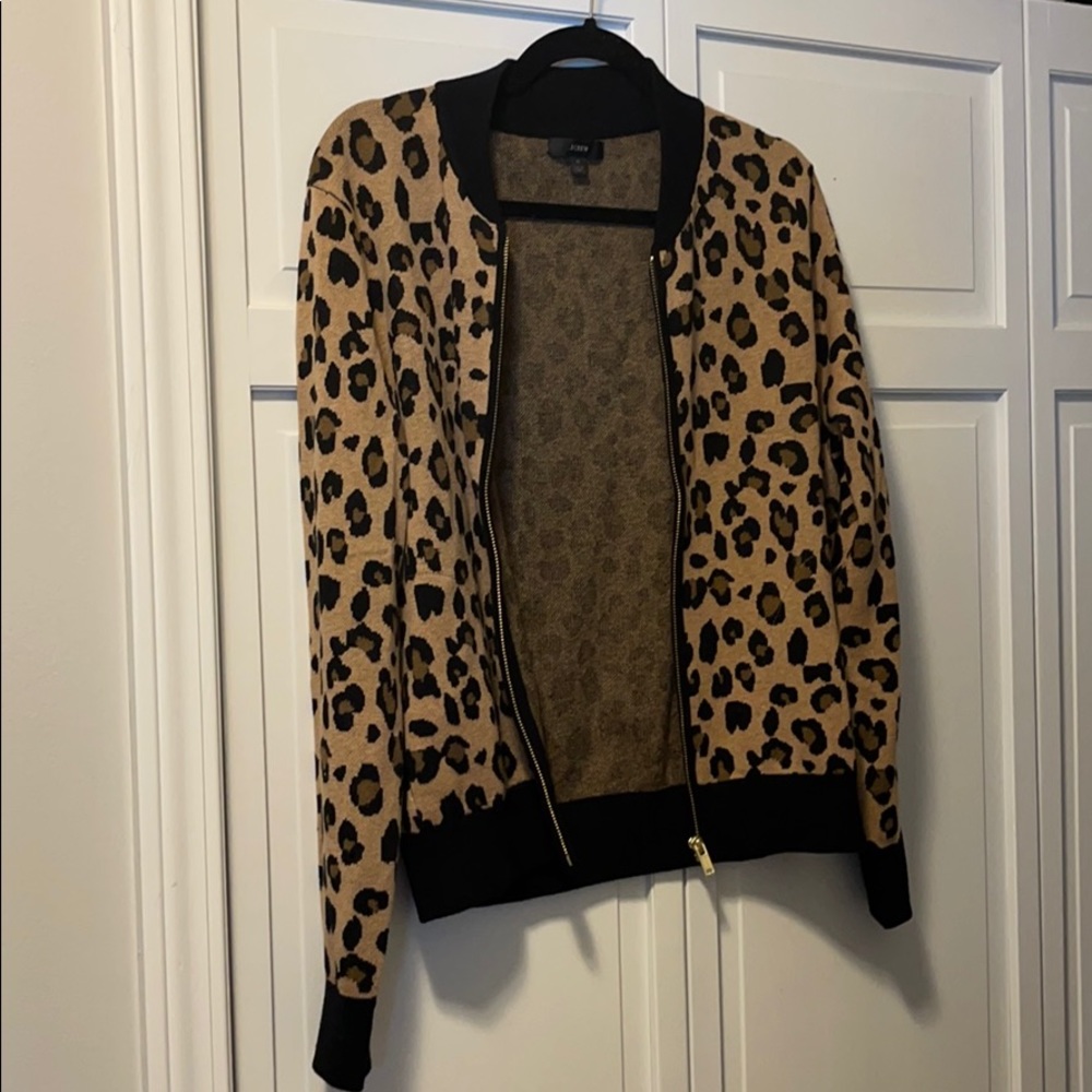 JCrew Knit Bomber